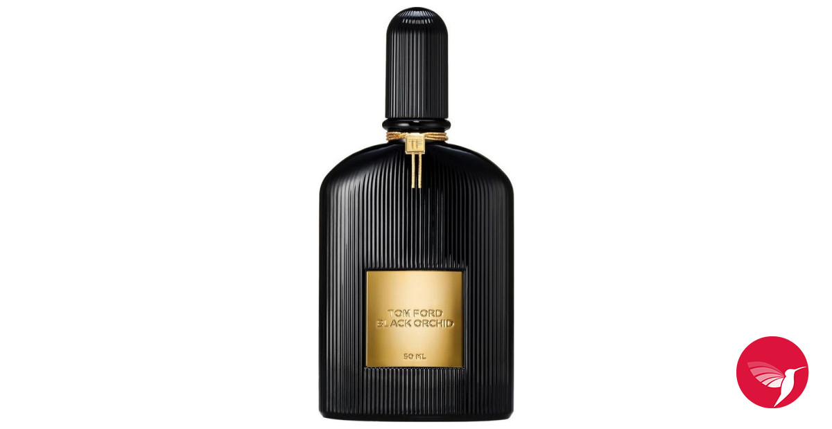 Close-up of Black Orchid showcasing floral, spicy, and woody notes