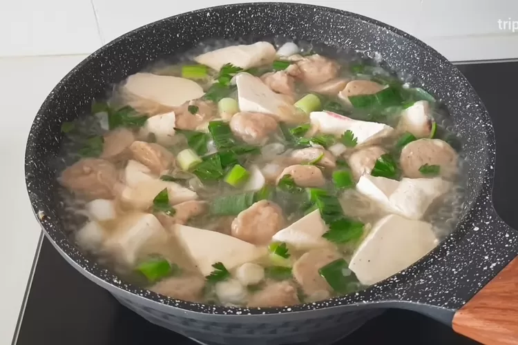 Sop Bening Tahu Sayuran